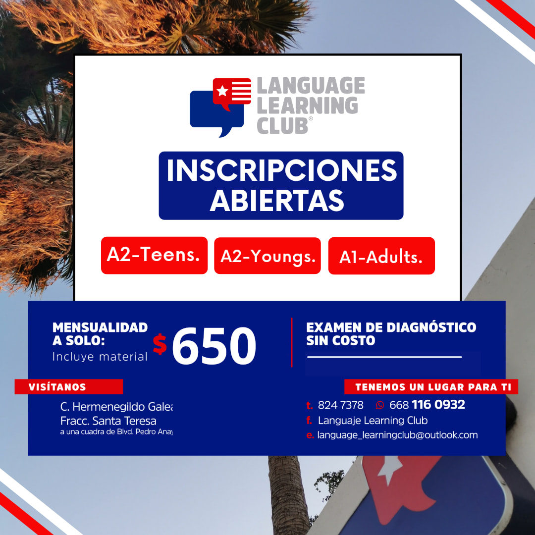 🗣️ Realiza tu examen de ubicación... - Language Learning Club | Facebook
