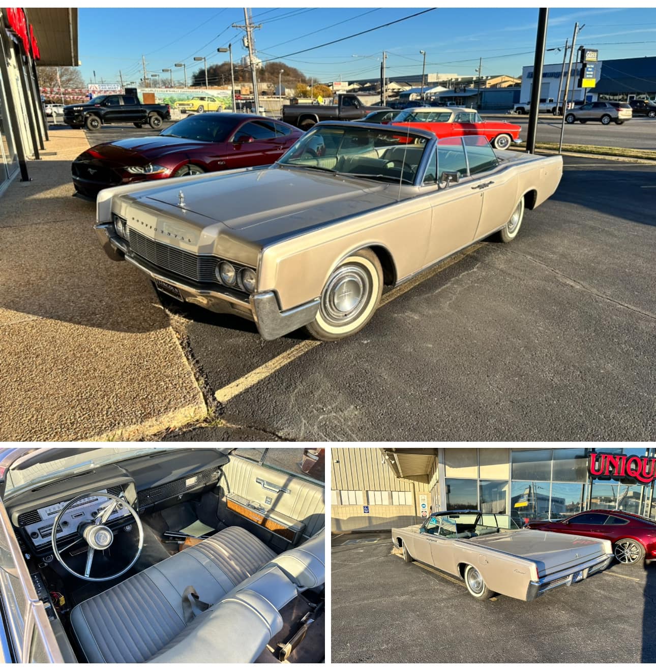 Restored 1967 Lincoln Continental model kit