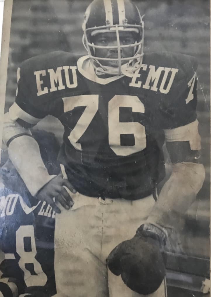 Photo Vintage Originale Du Football Universitaire – Michigan State University, 1970 – Format 5x7 Pouces