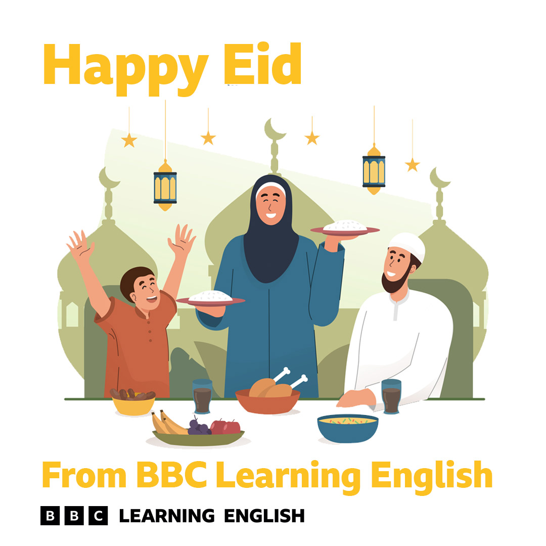 🎉 Eid Mubarak!🕯️Wishing everyone a... - BBC Learning English