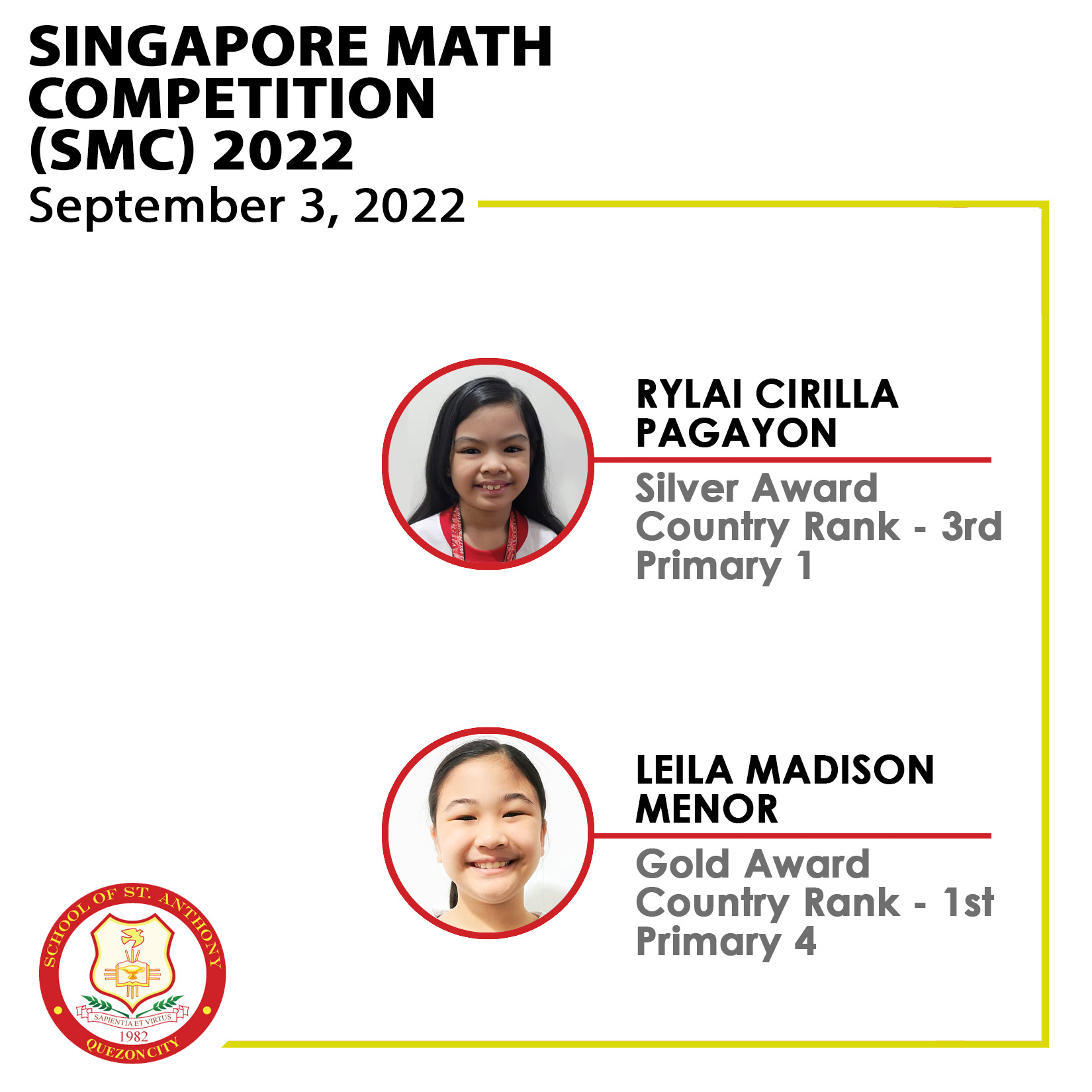 Congratulation... - School of Saint Anthony Lagro, Quezon City