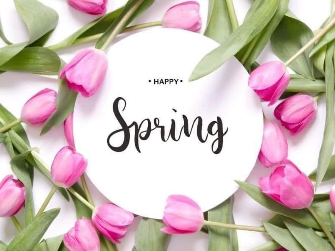 Happy Spring! Took a quick pre show walk before