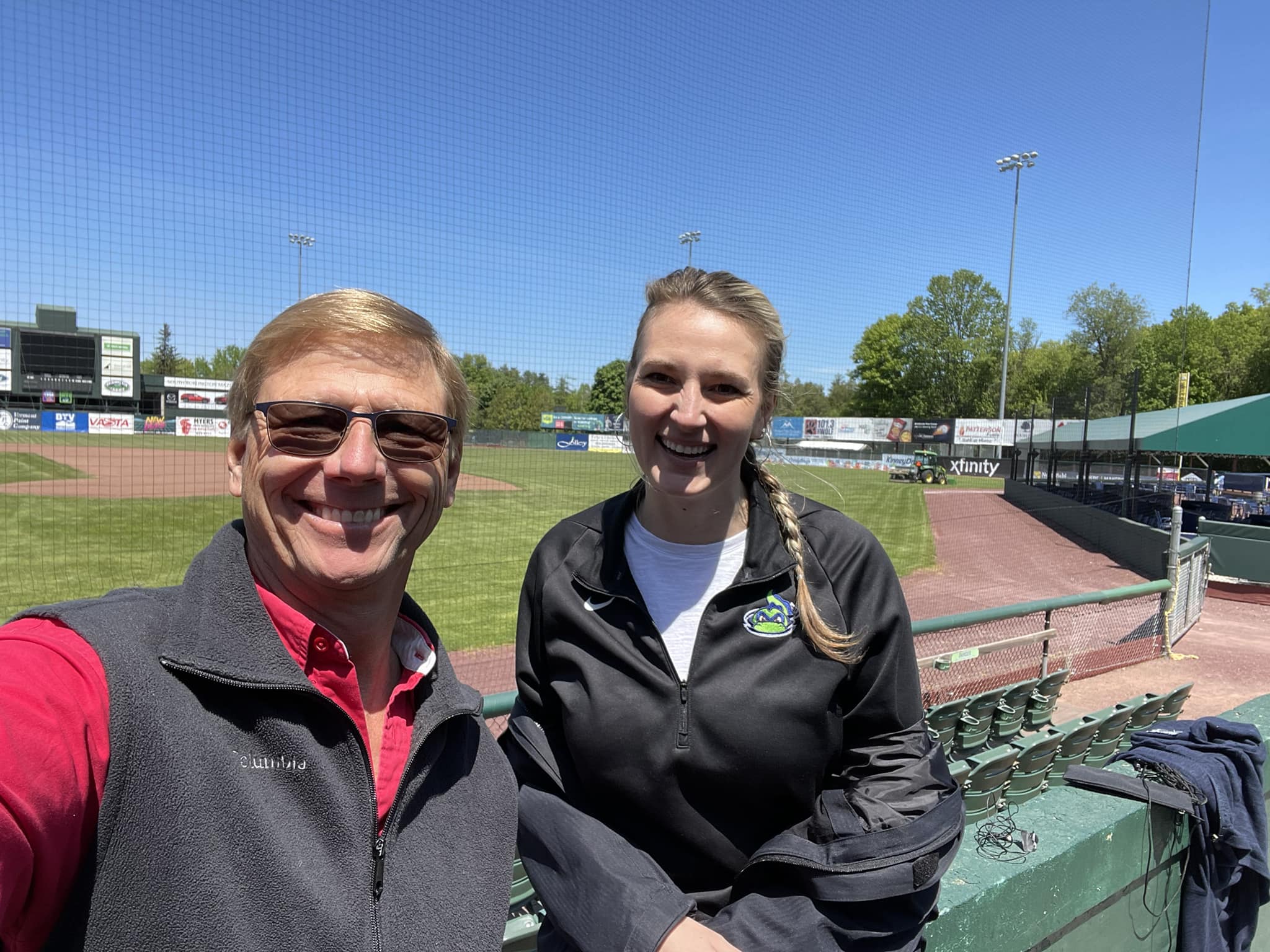Tom Messner - Cassidy & I were at Centennial Field today...