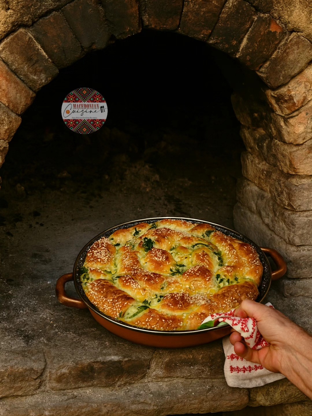 This spinach and cheese pogacha melts... - Macedonian Cuisine | Facebook