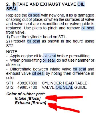 Set Of 4 Intake & Exhaust Valve Stem Seals For Yamaha – OEM Japan (33M-12119-00-00 / 4TE-12119-00-00)