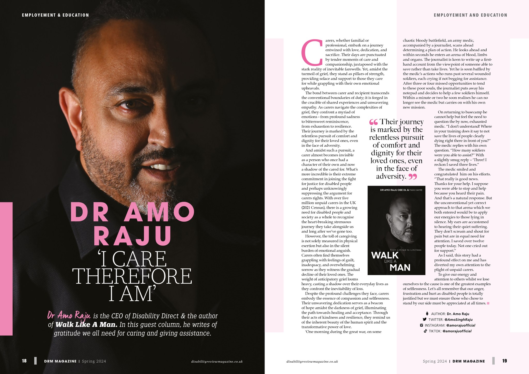 De Amo Raju recently... - Disability Review Magazine- DRM