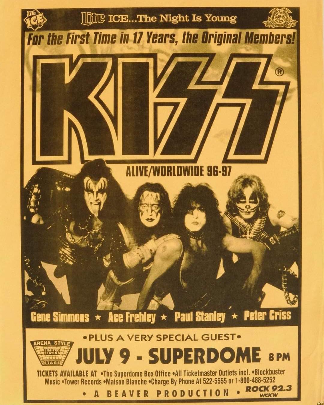 On this date in 1996: KISS brought their record-breaking 
