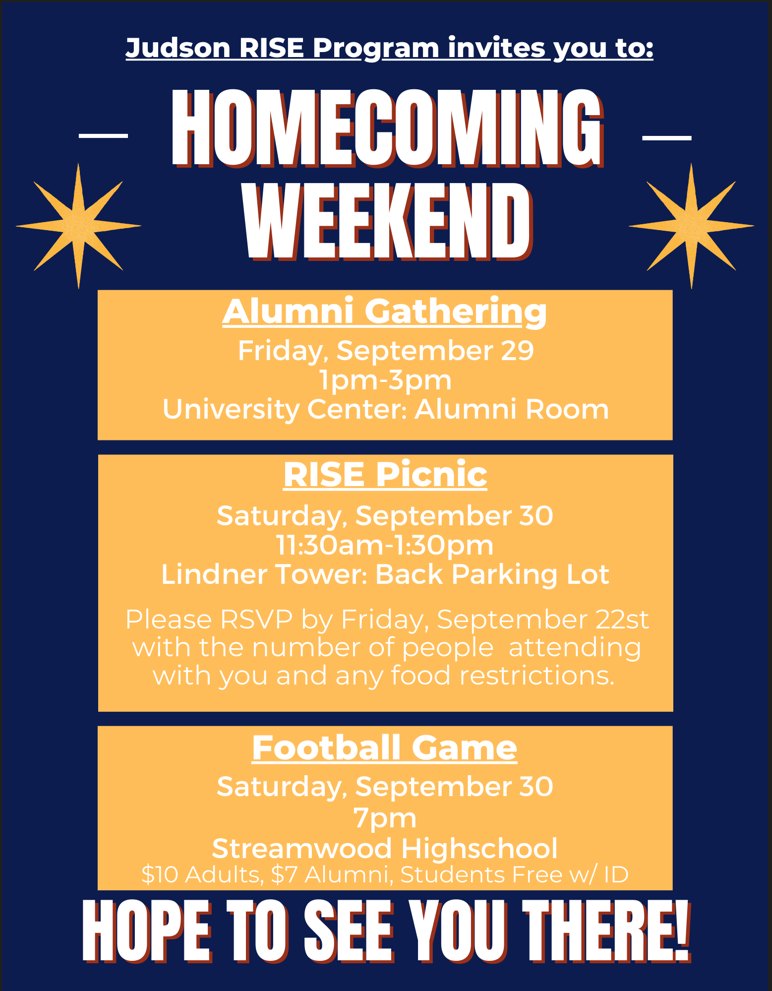 Judson University RISE Program