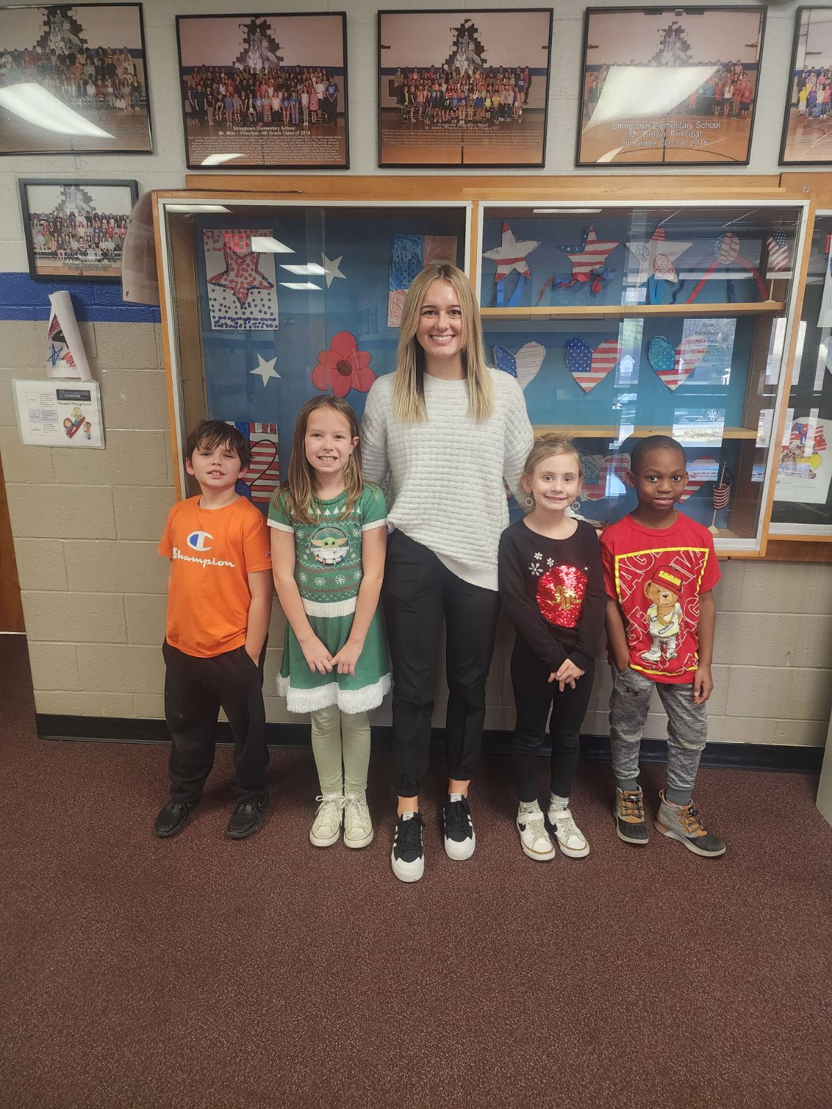 We had a special visitor... - Stringtown Elementary School