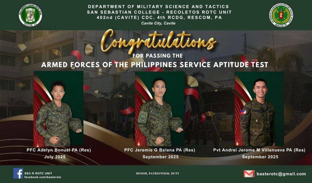 SSCR ROTC Unit - Congratulations to our ROTC graduates who... | Facebook