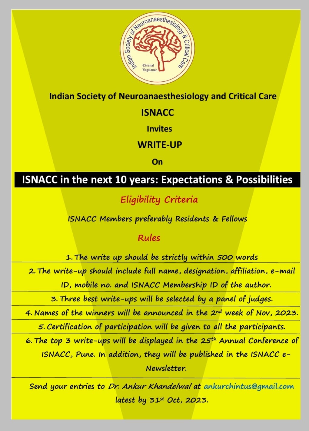 ISNACC - ISNACC Write-Up Competition Topic: ISNACC in the next 10 years ...