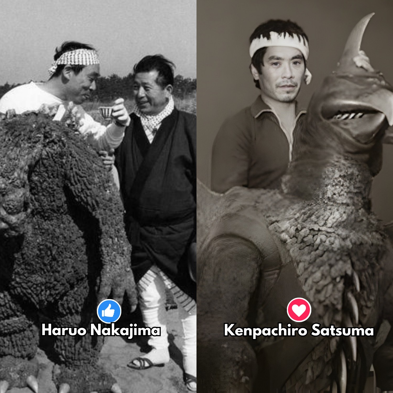 Haruo Nakajima as Godzilla Haruo Nakajima brings a towering 