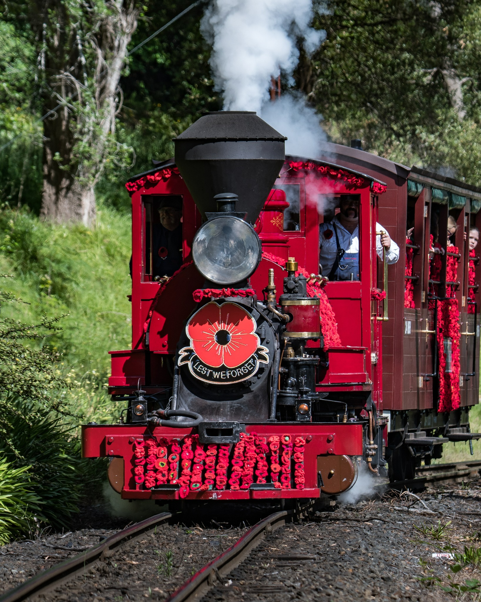 As dawn breaks, we pause to... - Puffing Billy Railway