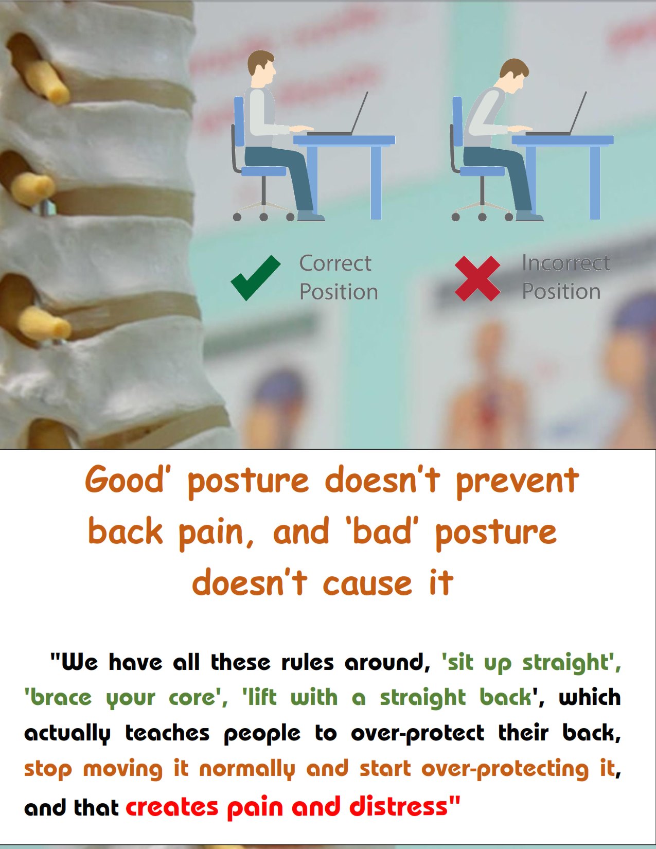 Low back pain: myth vs facts... - Orthopaedic Physiotherapy
