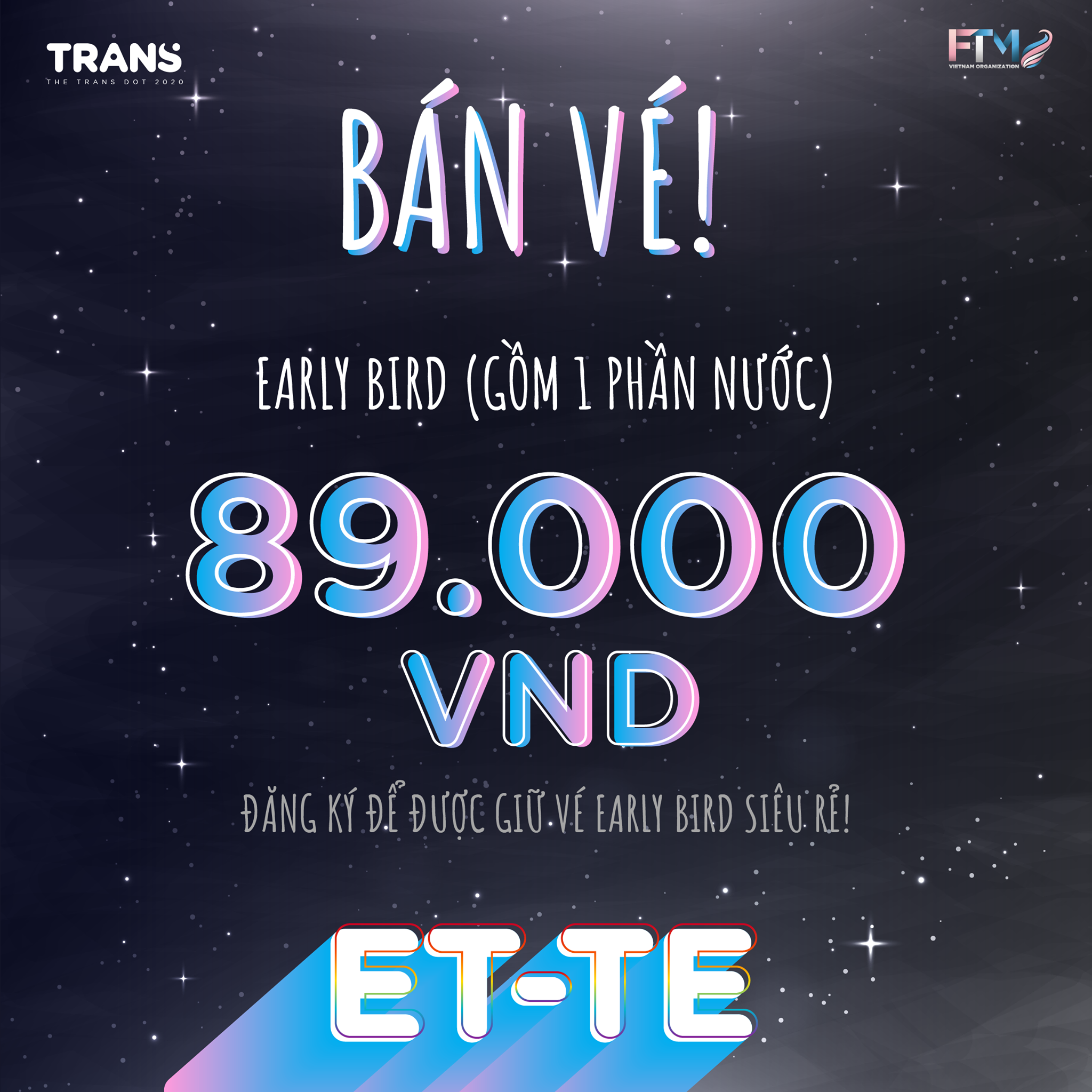 TRANS DOT - ⭐ MỞ BÁN VÉ TRANS DOT Party ET-TE: ĐI 01 VỀ 02...
