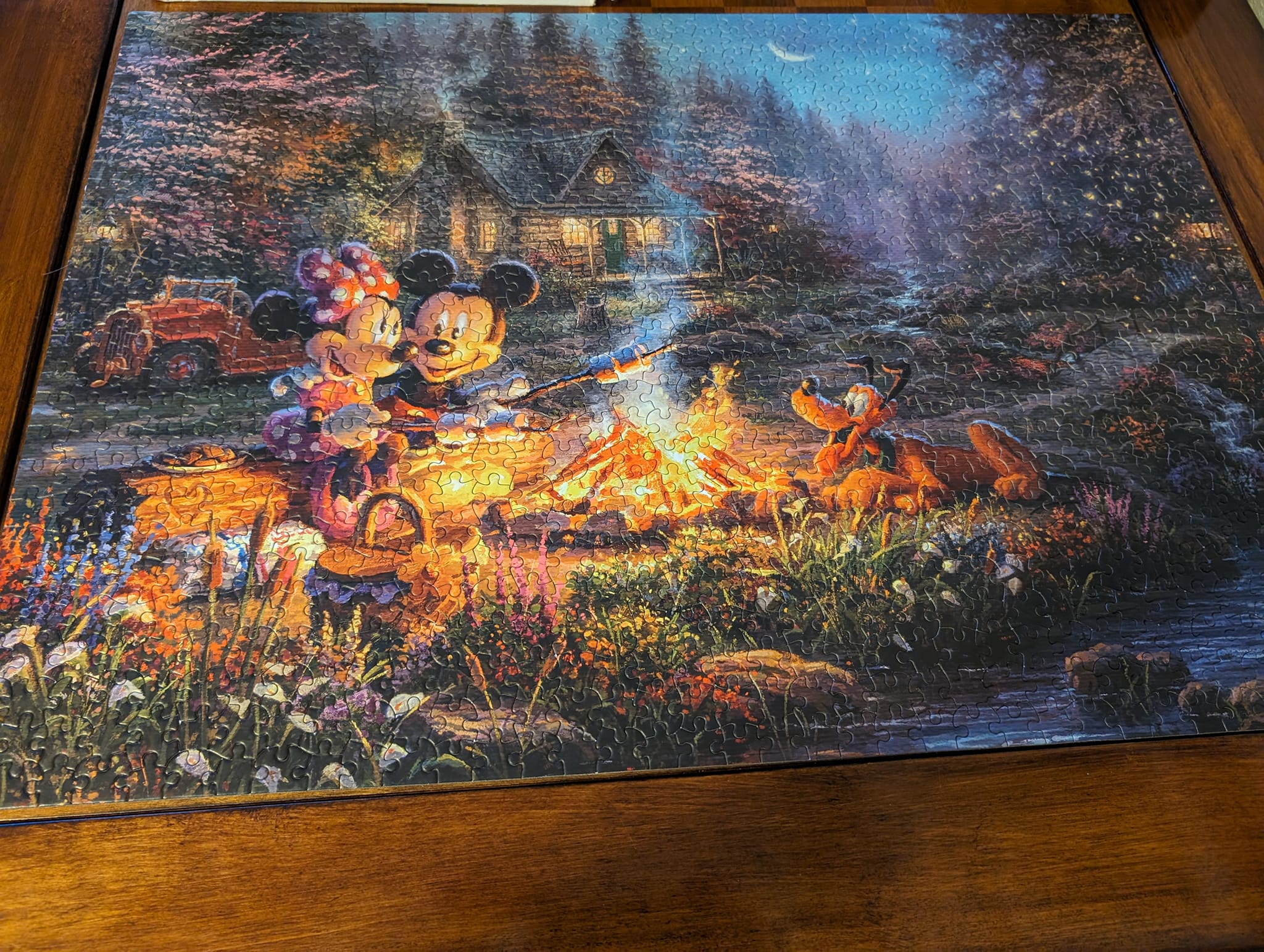 Jigsaw Puzzle Lovers | Got this 1000 piece Thomas Kinkade Ceaco puzzle ...