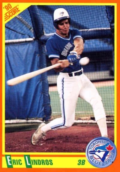1990 rare baseball cards Fleer Card #635 Bo Jackson : Collectibles & Fine Art Eric Lindros' 1990 Score baseball