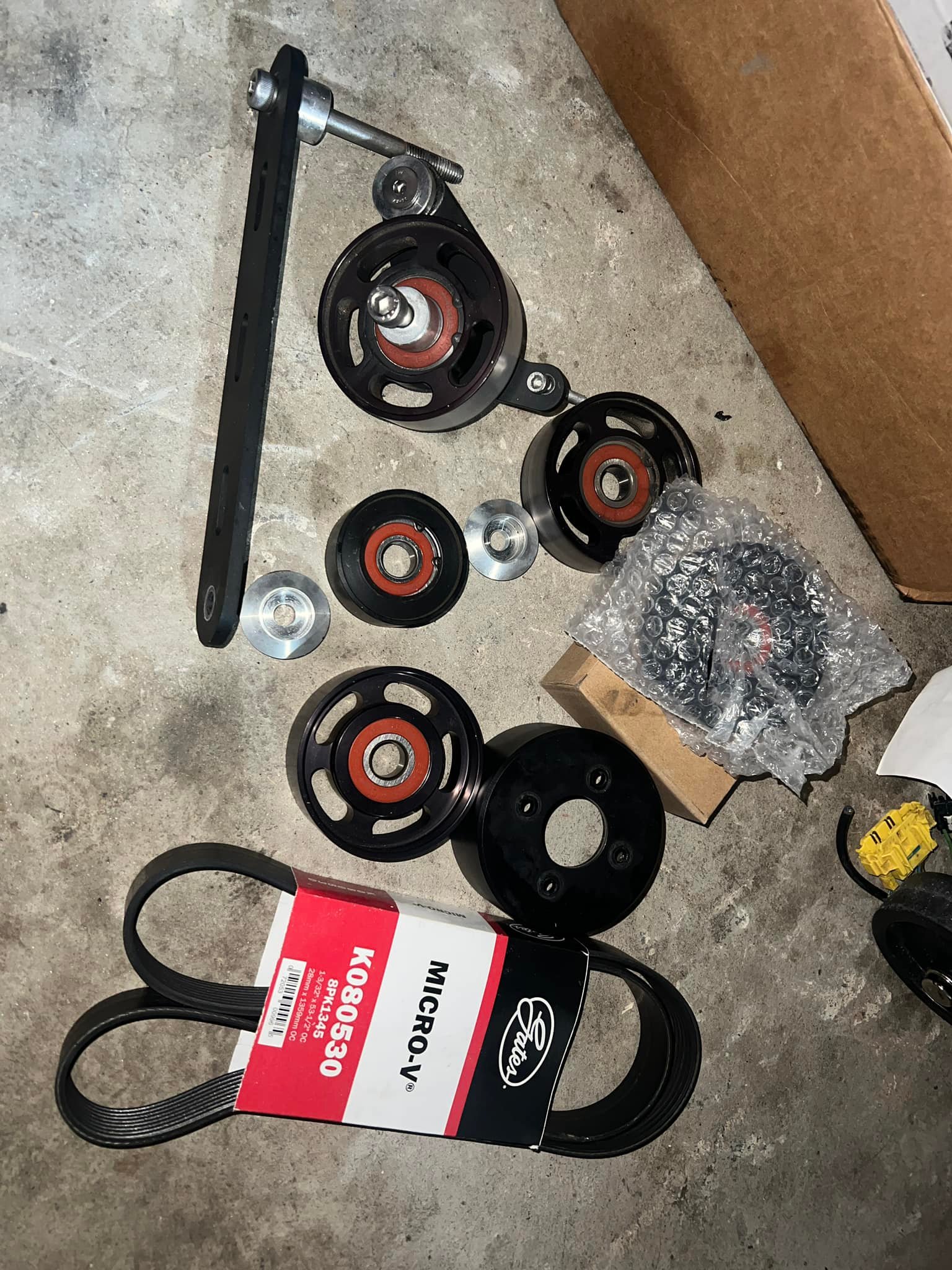 2003-08 172mm Mercedes AMG M113K Crank pulley kit balancer E55, CLS55