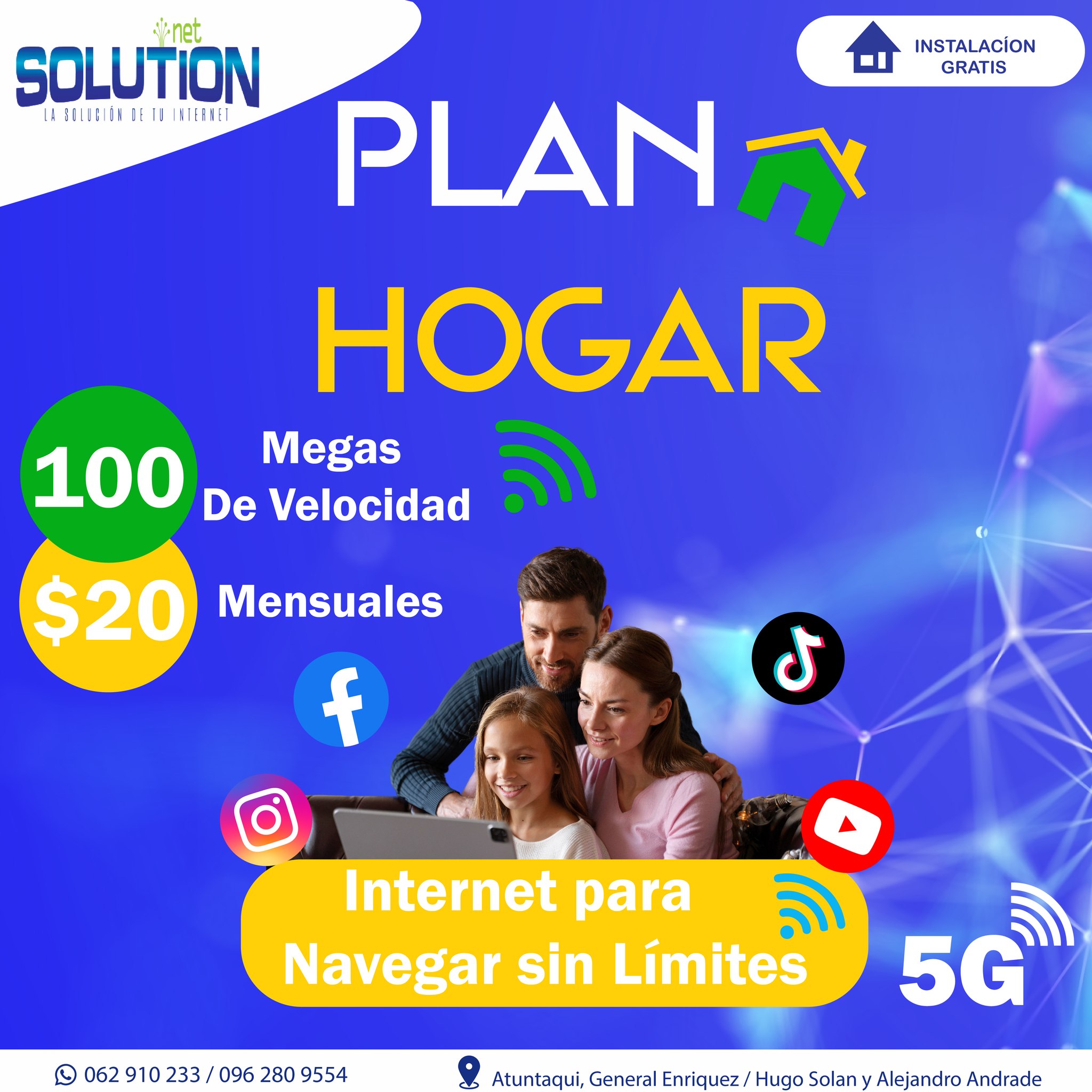 Solution Net - 📌El mejor internet por fibra óptica para tu...