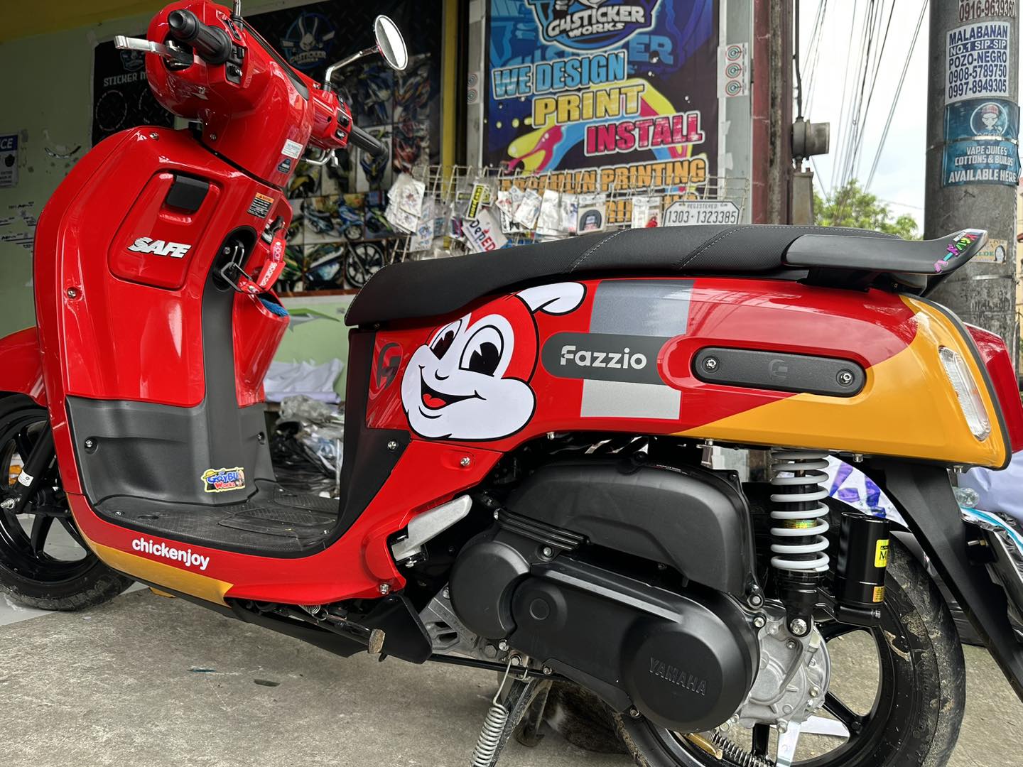 Customize decals for Yamaha Fazzio.... - G4 Sticker Works | Facebook