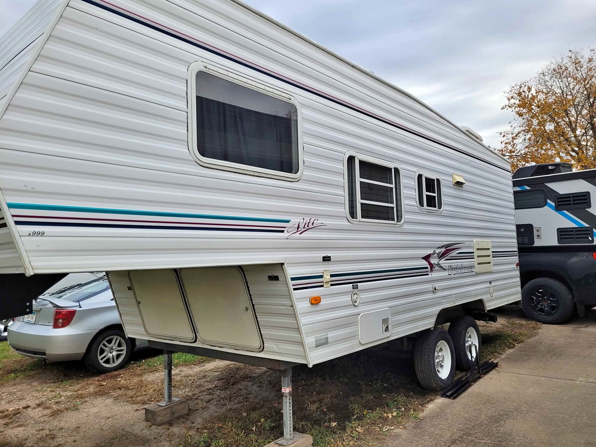 1999 Dutchman lite 5th wheel 19 foot long with 5th wheel Trailer cover ...