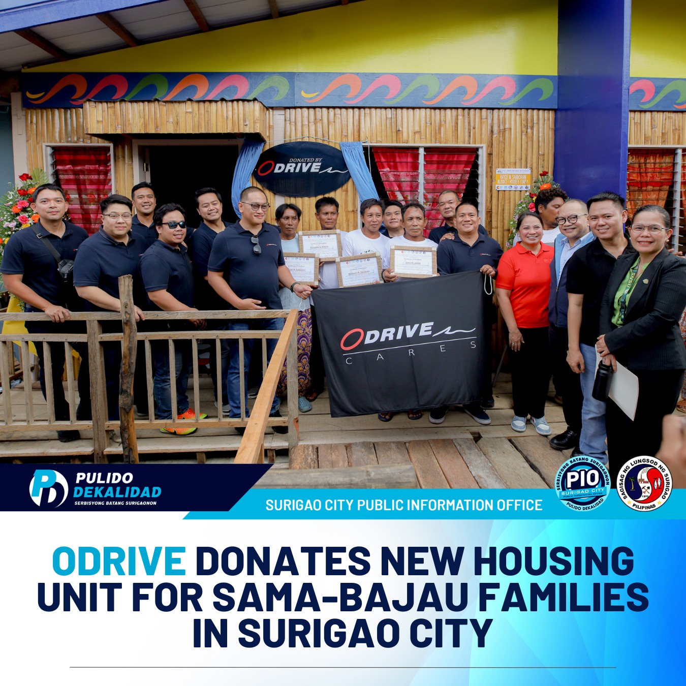 Surigao - 𝗢𝗗𝗿𝗶𝘃𝗲 𝗦𝘂𝗿𝗶𝗴𝗮𝗼 𝗗𝗼𝗻𝗮𝘁𝗲𝘀 𝗡𝗲𝘄 𝗛𝗼𝘂𝘀𝗶𝗻𝗴 𝗨𝗻𝗶𝘁 𝘁𝗼 𝗦𝗮𝗺𝗮-𝗕𝗮𝗷𝗮𝘂 ...