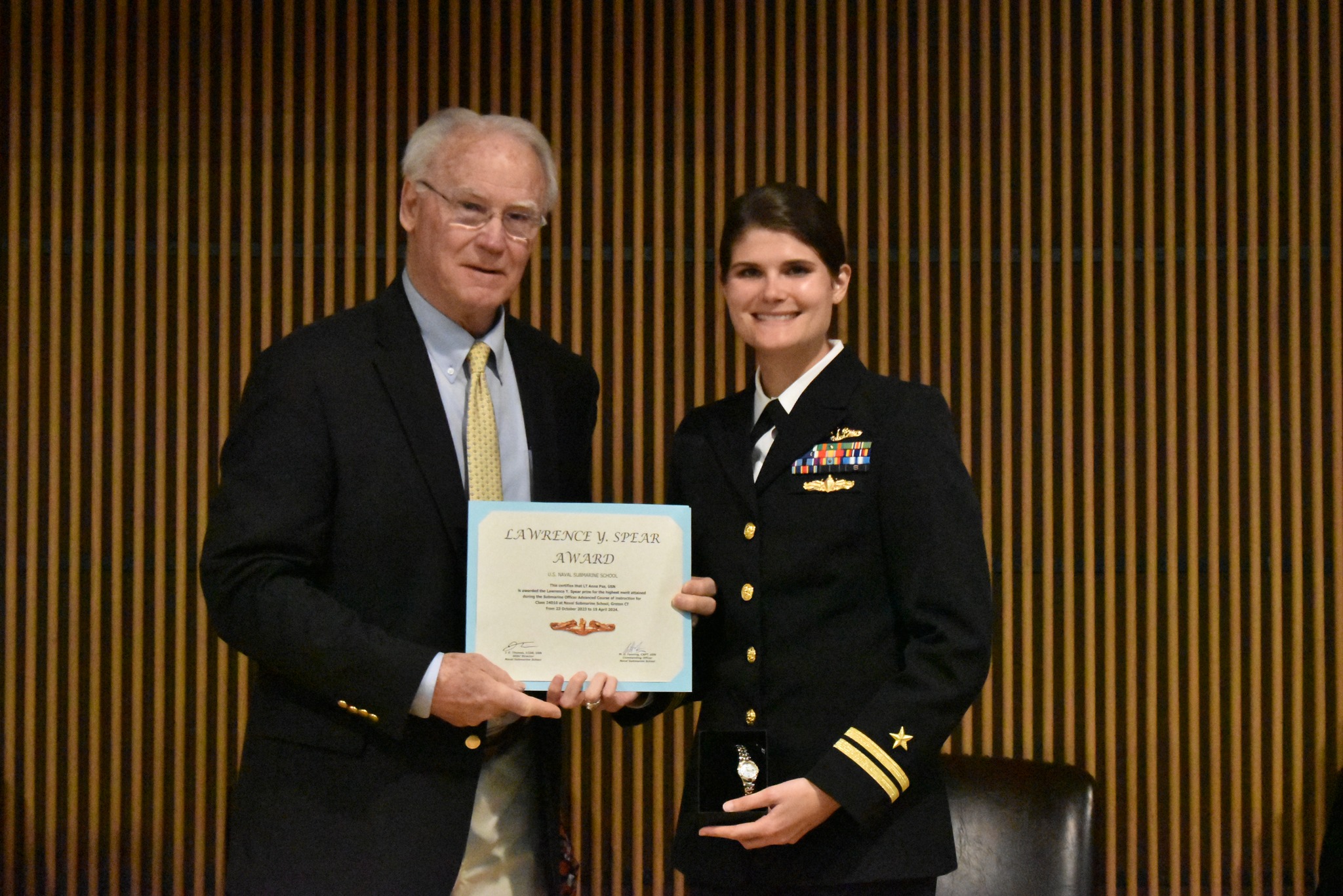 Naval - Hooyah Lt. Paz! Congrats to Lt. Anna Paz who was awarded the ...