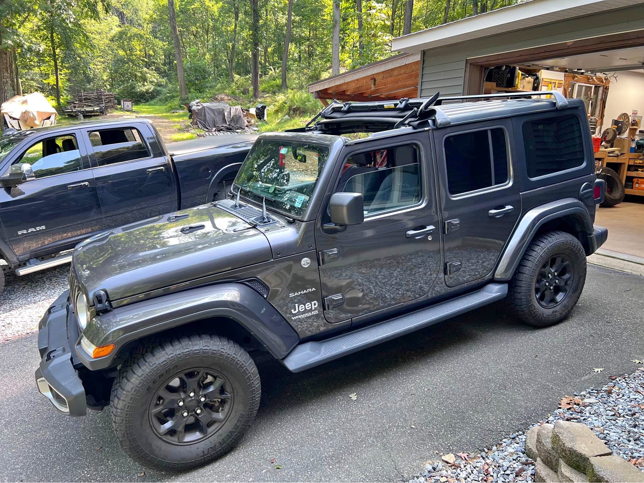 Bestop Sunrider & roof rack for Jeep Wrangler JL - Car Exterior Parts ...