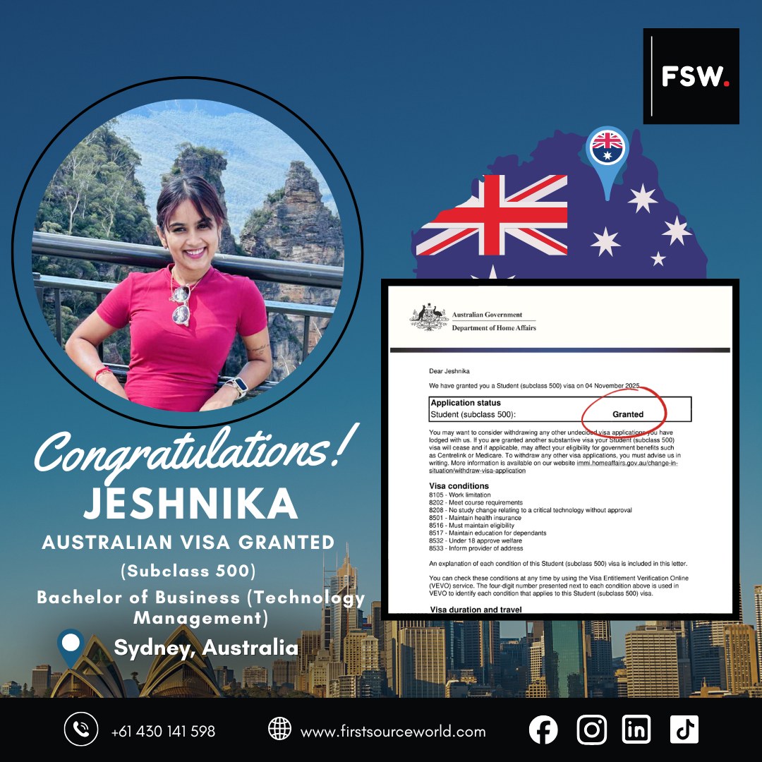 🇦🇺 A FUTURE-FORWARD LEARNER... - FSW Global Education & Visa | Facebook