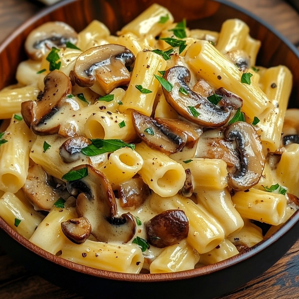 Grande - Rigatoni crémeux aux champignons sautés Pour 2 personnes Temps ...