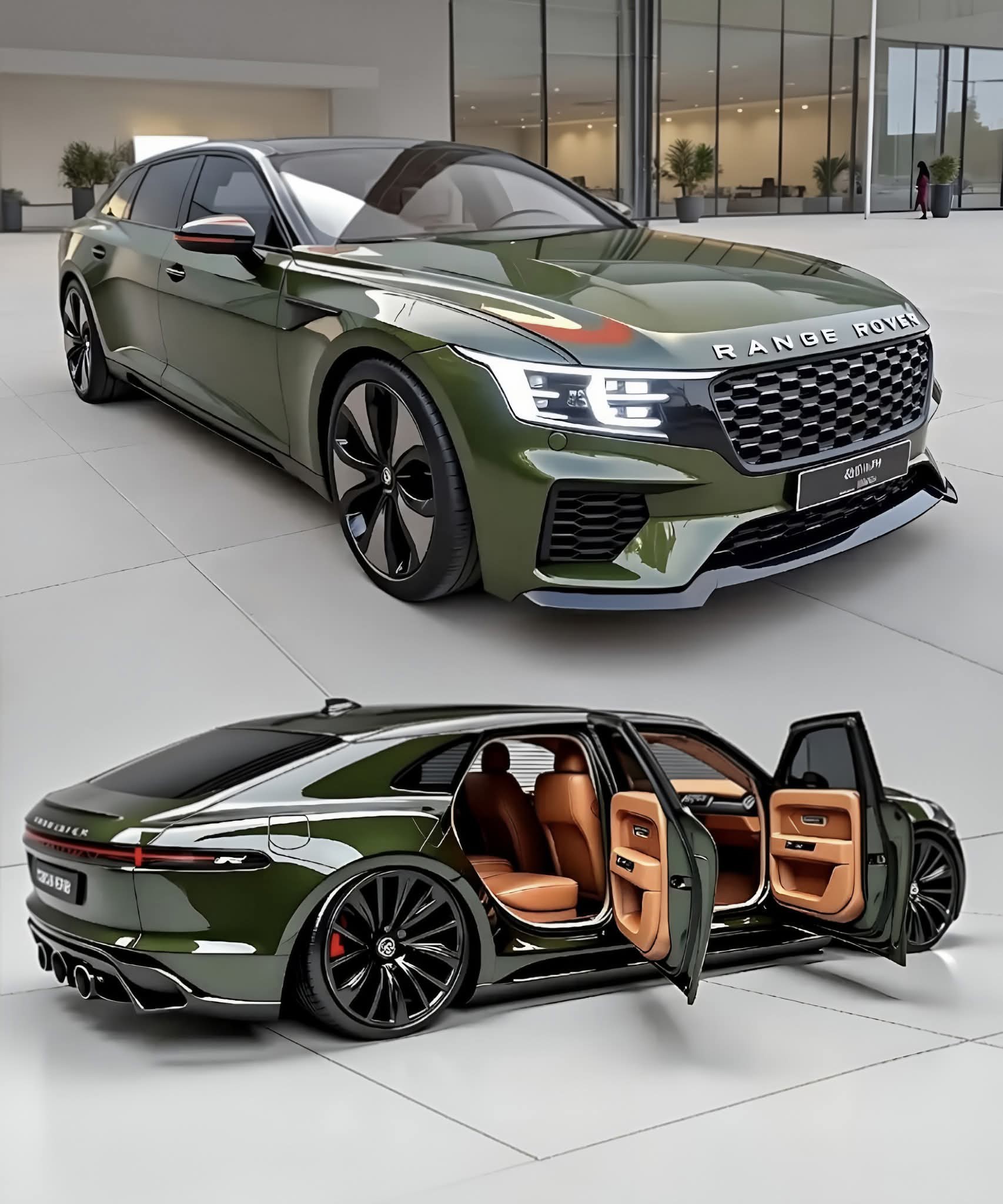Motospot - Range Rover luxury sedan rendering | Facebook