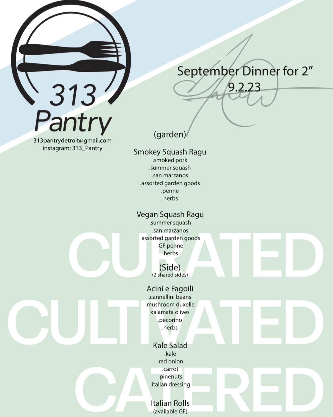 313 Pantry - NEW MENU DAY! Hey all Next menu New menu!... | Facebook