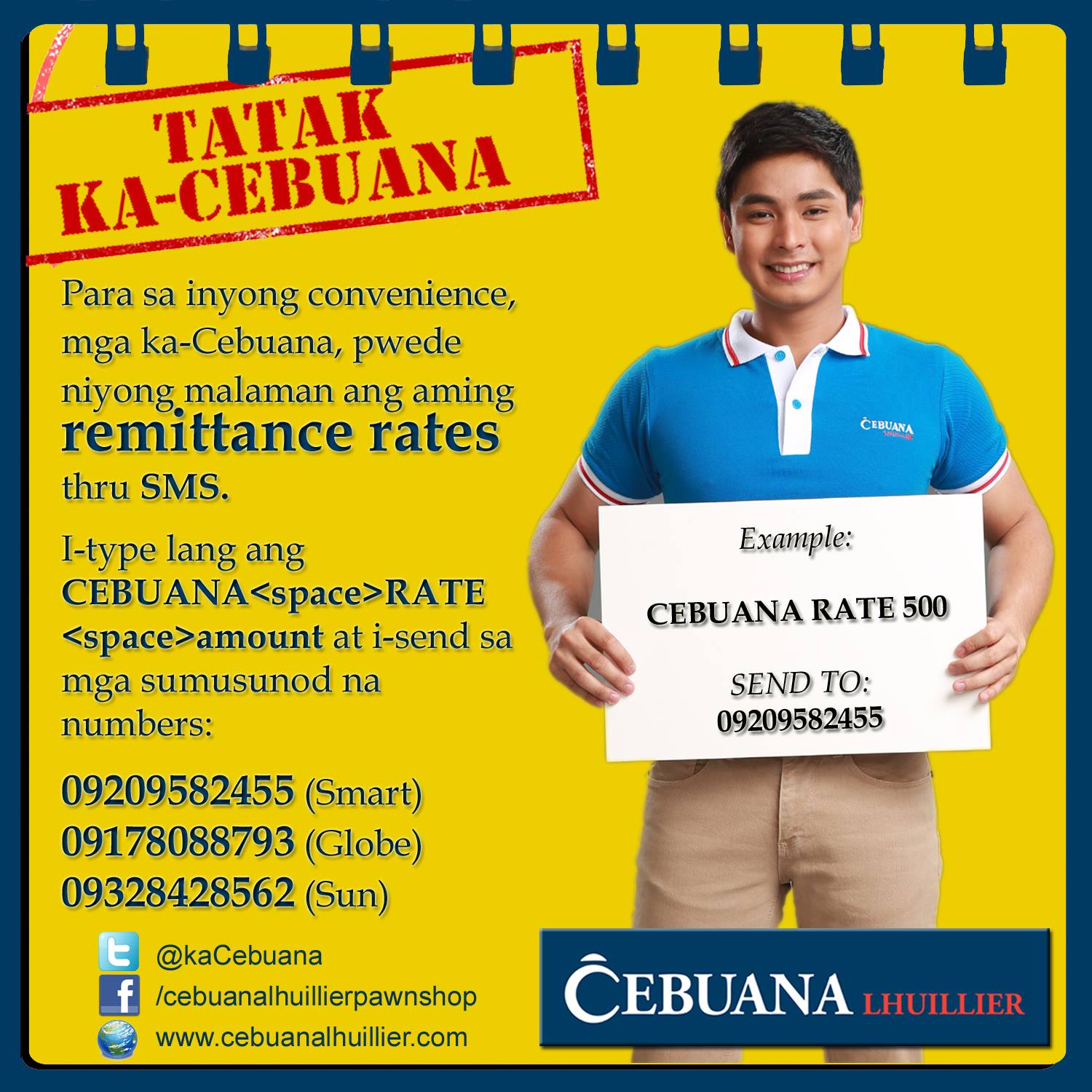 Cebuana Lhuillier - Remittance rate ba ang gusto niyong malaman, mga ka ...