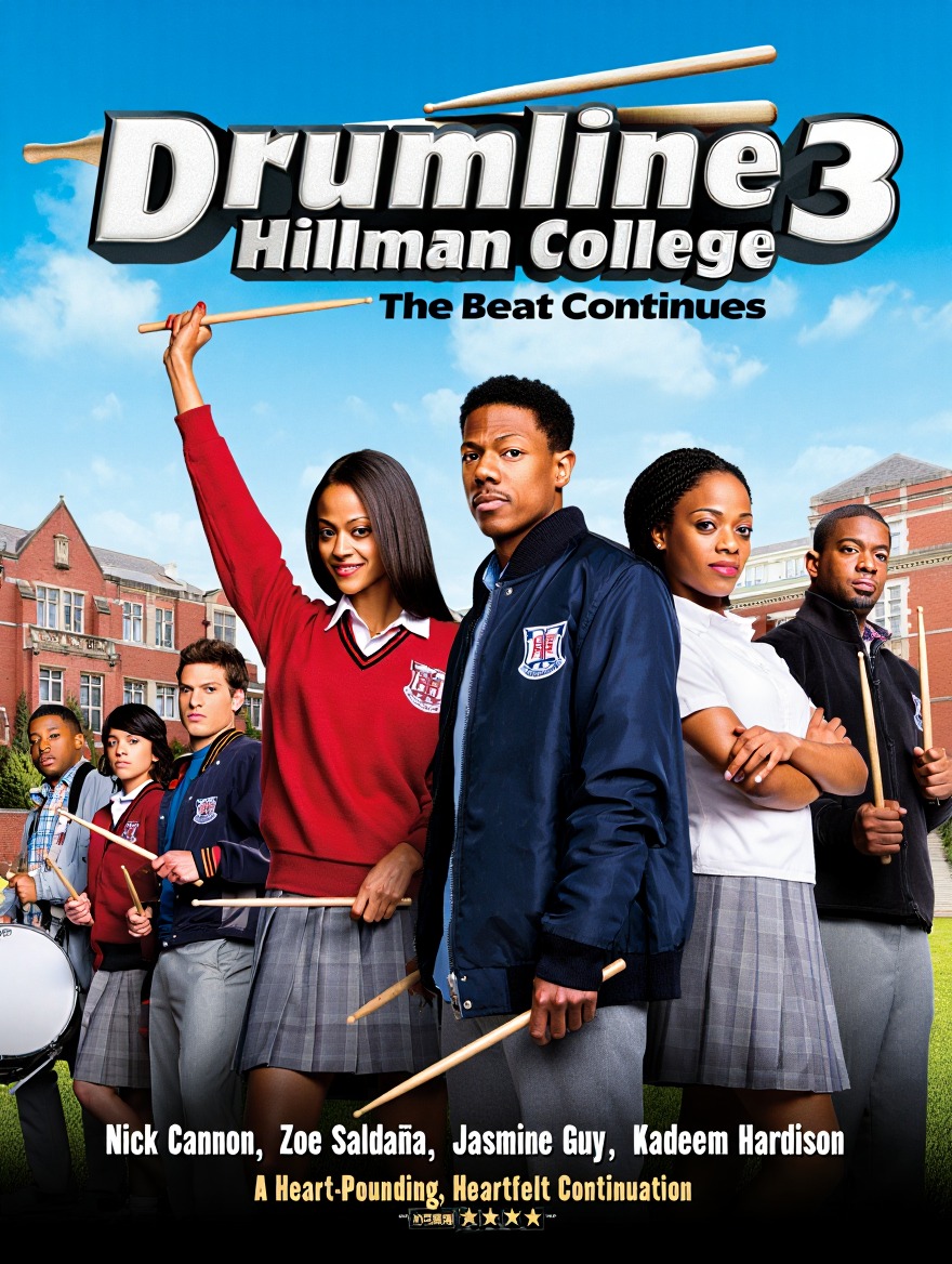 Movies - 🎬 Drumline 3: Hillman College (2026) ⭐ Genre: Drama • Reunion ...