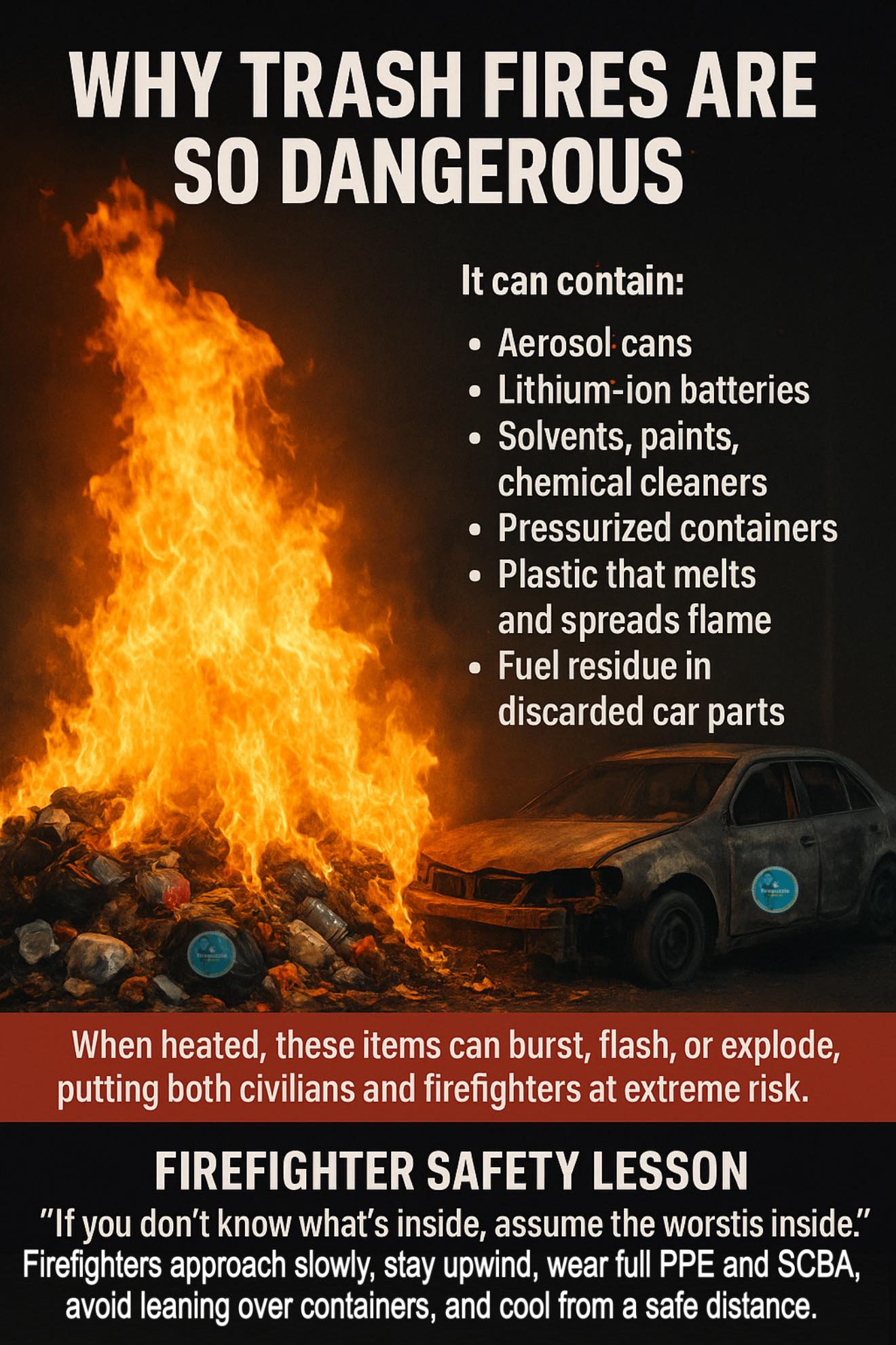 firenuzzle - 🔥 DANGEROUS Trash Fires: A Small Flame Can Become a Big ...