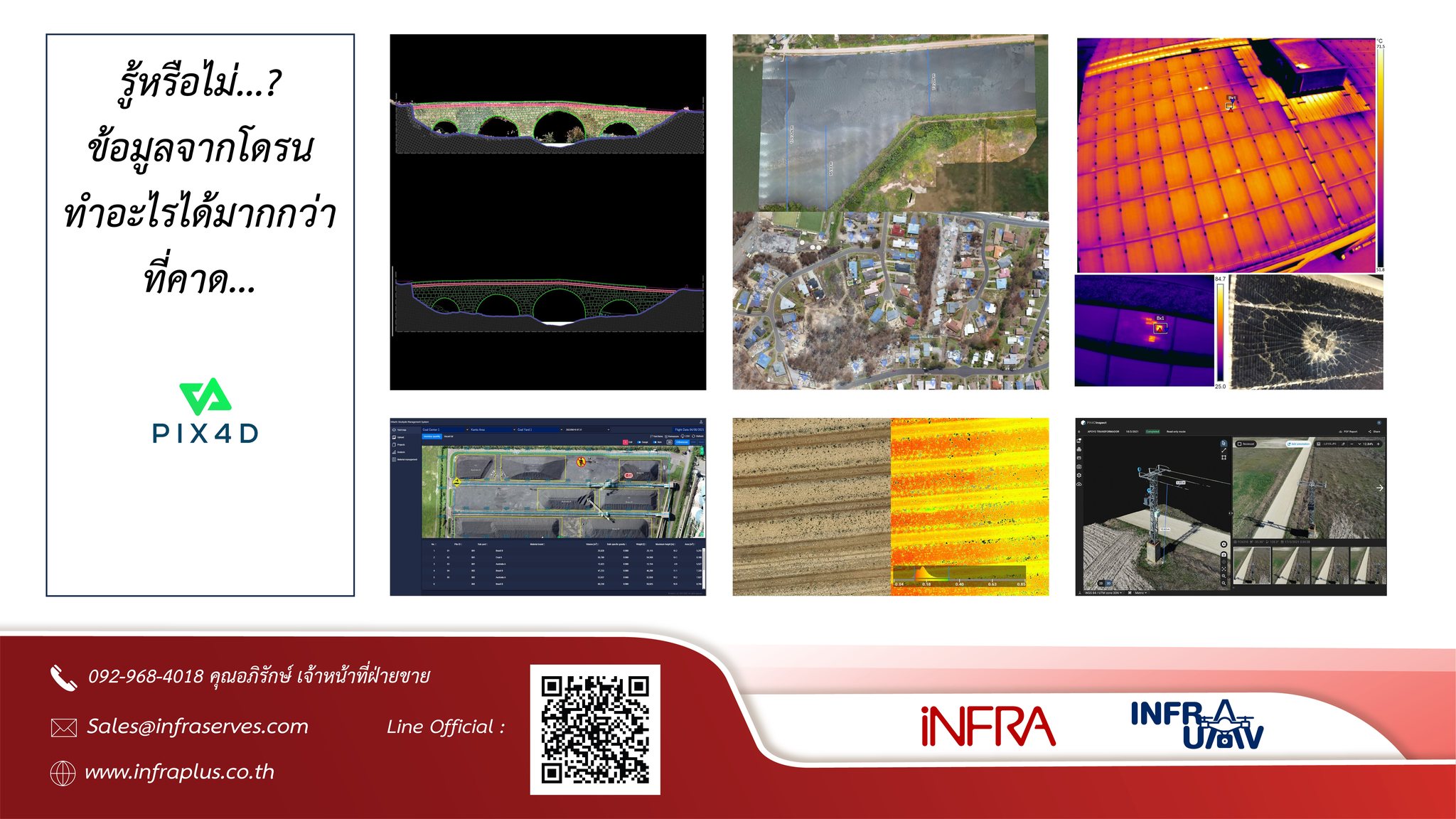 การสำรวจเก็บข้อมูลด้วยโดรนเป็นเพ... - InfraPlus UAV Consulting | Facebook