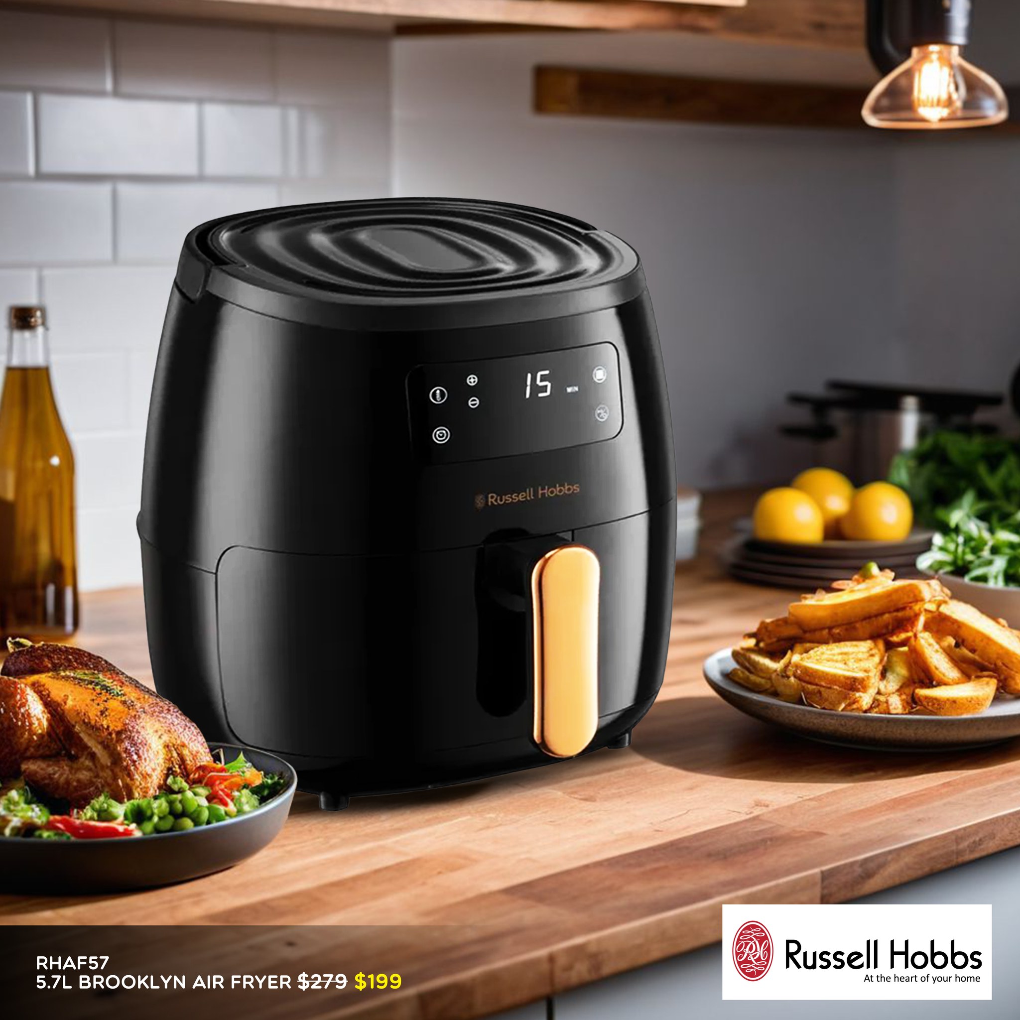 RussellHobbs Air Fry Mini Oven with its 5 cooking modes quickly