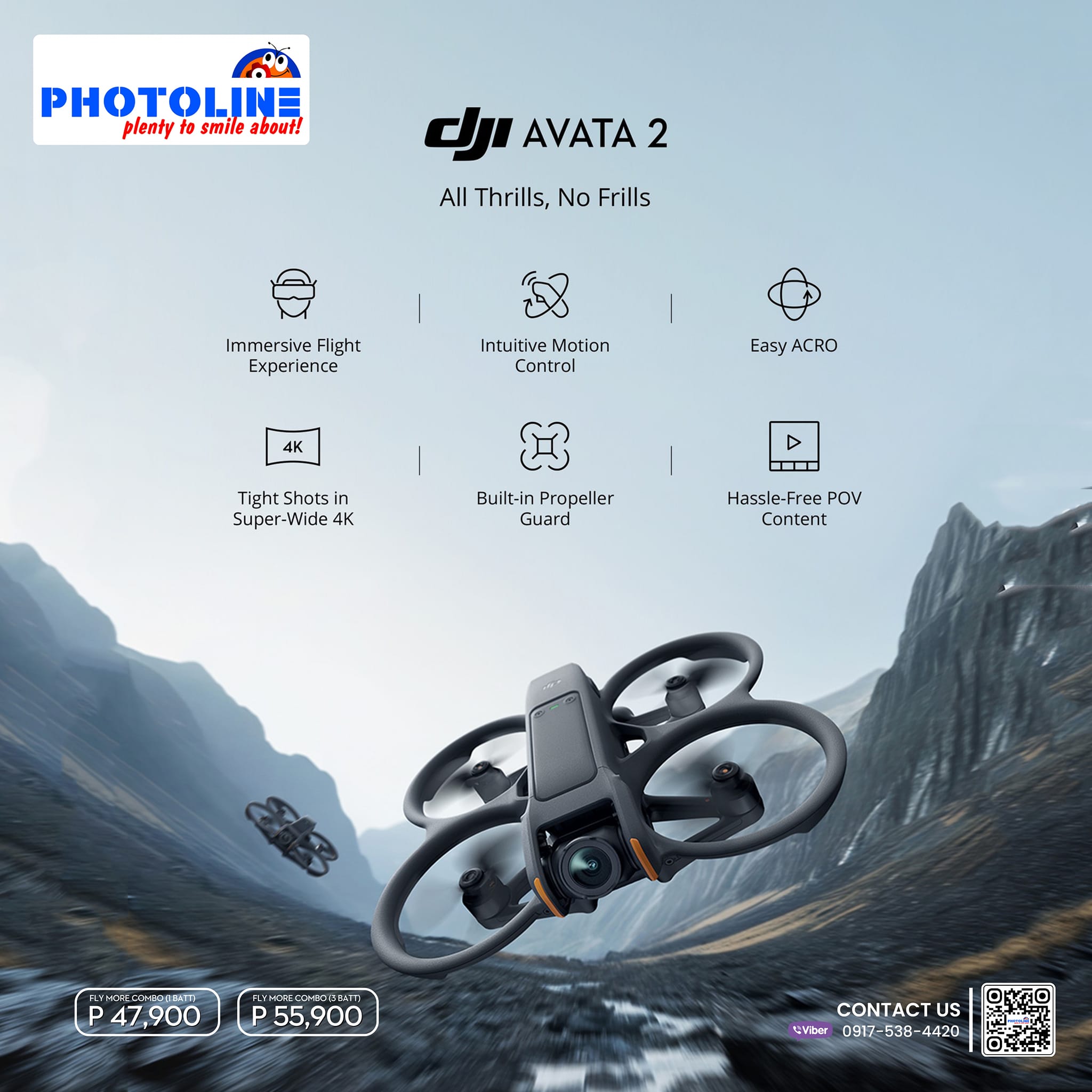 PHOTOLINE - The new DJI Avata 2 is here, with improved imaging, safety ...