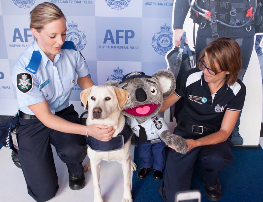 Australian - The AFP and a few of our friendly furry friends had a fun ...