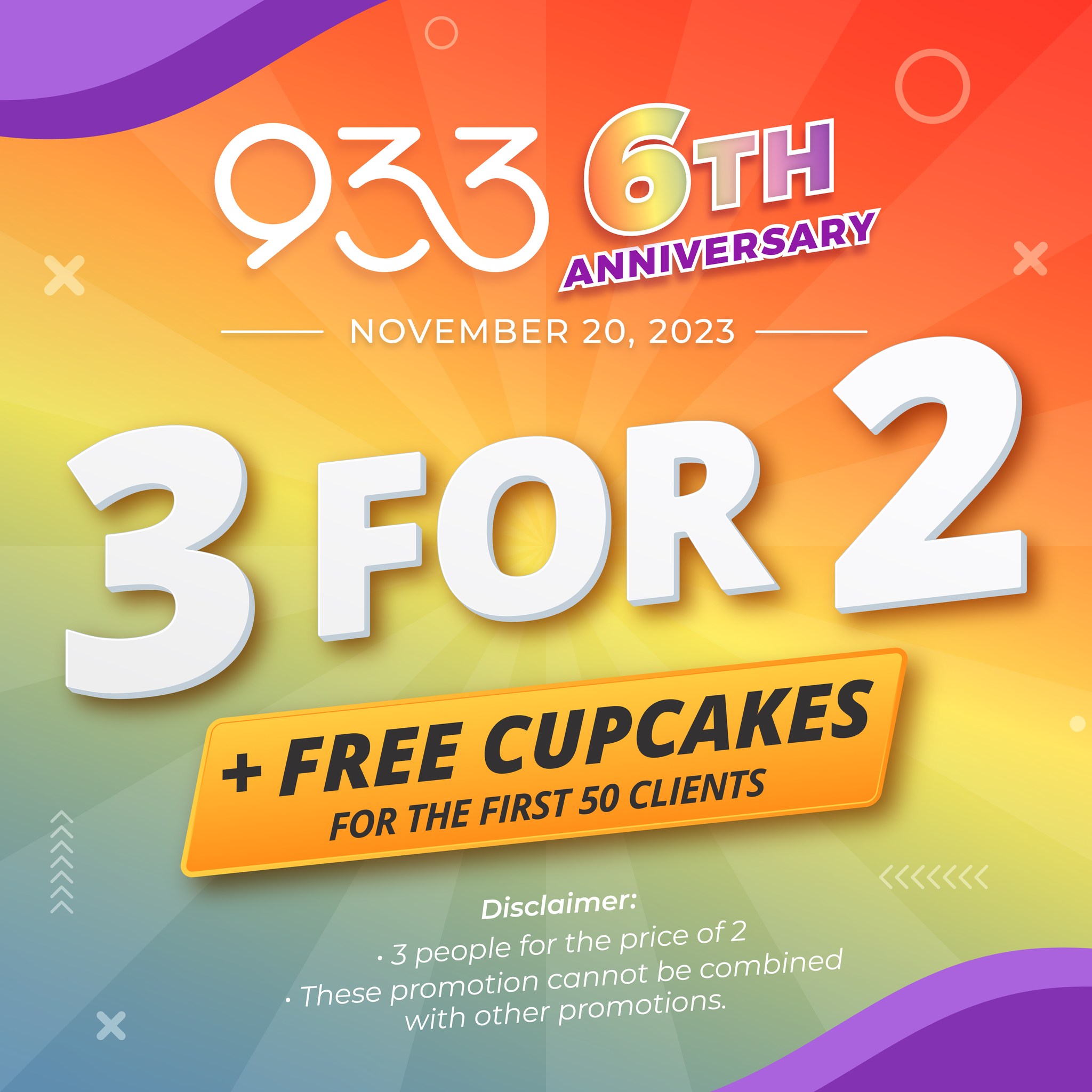 933 Creatives - ‘3 PEOPLE FOR THE PRICE OF 2!’ As we... | Facebook