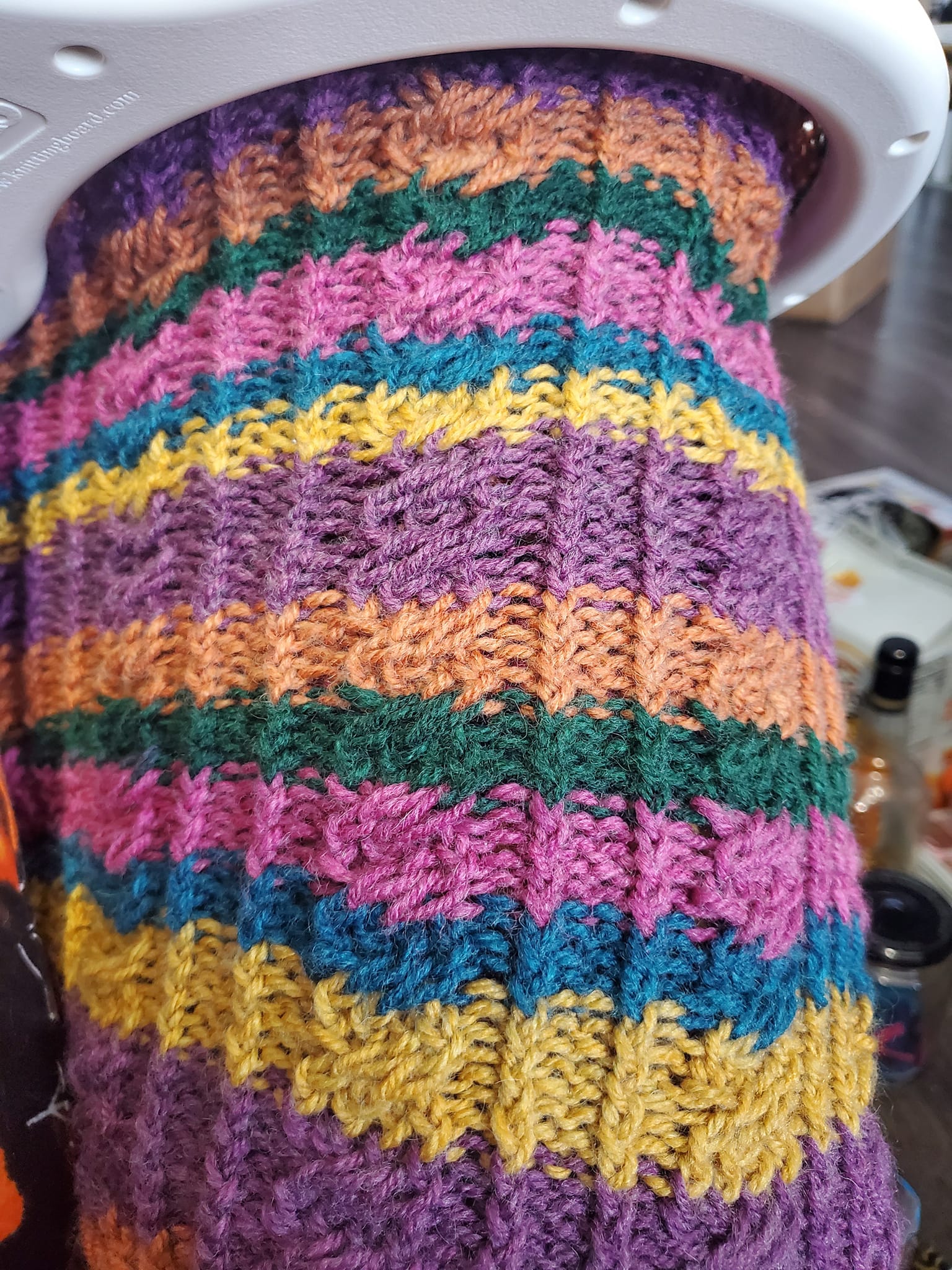アンドマリー andmary Corrie lace knit set up How many rows to 