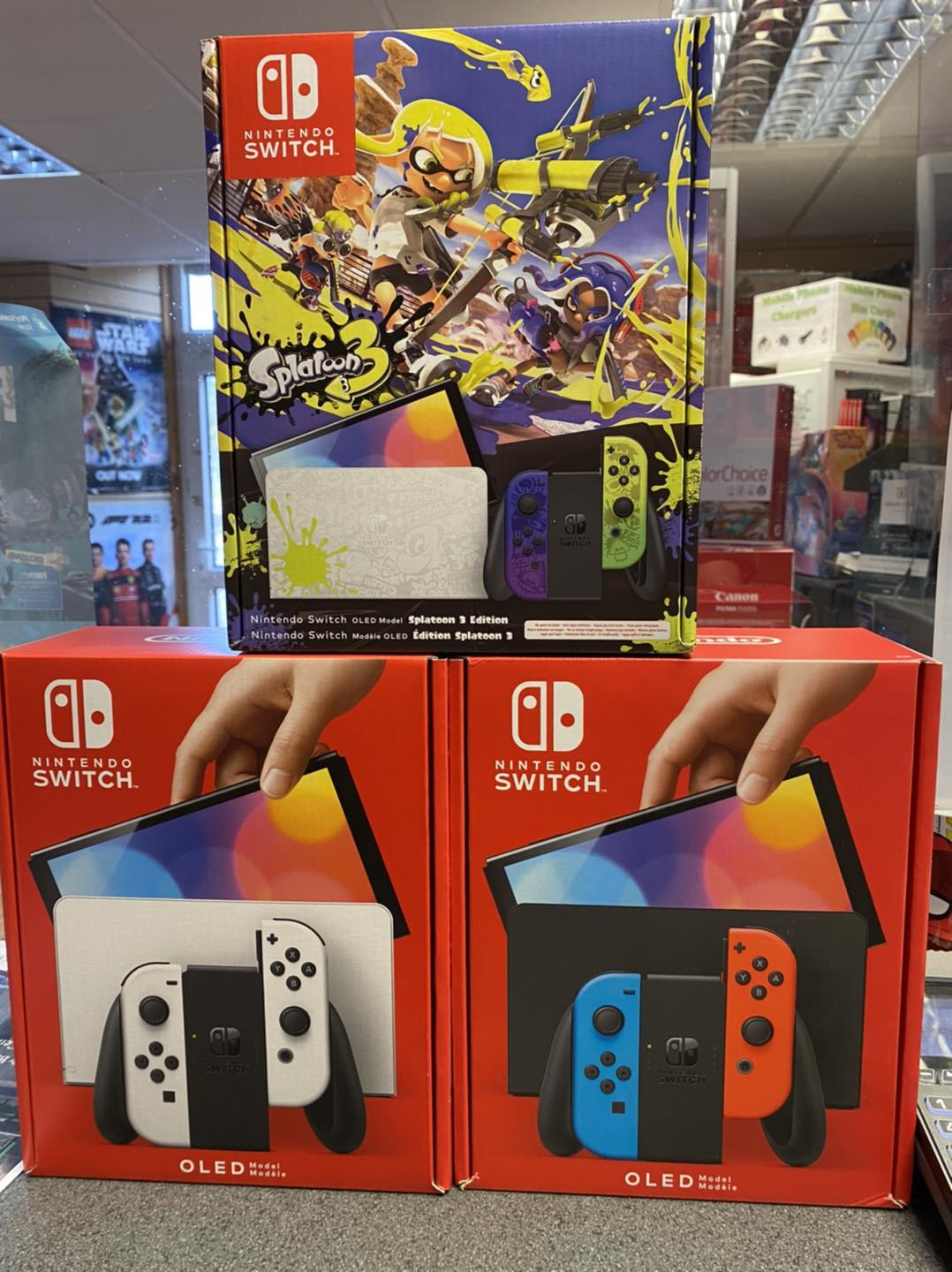 Tech Mobile - The new Splatoon 3 Oled switch has arrived....