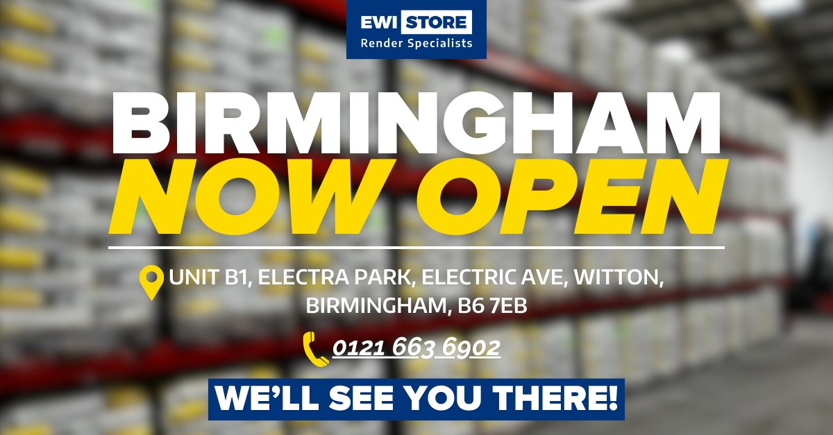 🎉 EWI Store Birmingham is... - EWI Store - Render Specialists | Facebook