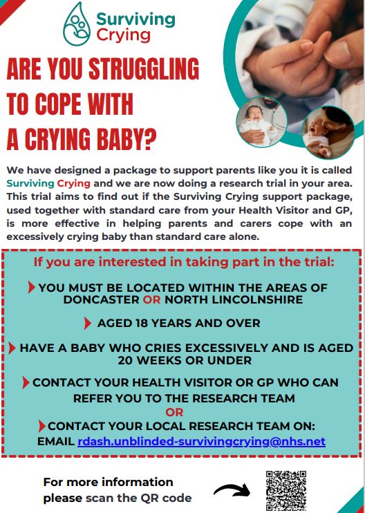 “The Surviving Crying study is... - Doncaster Health Visitors