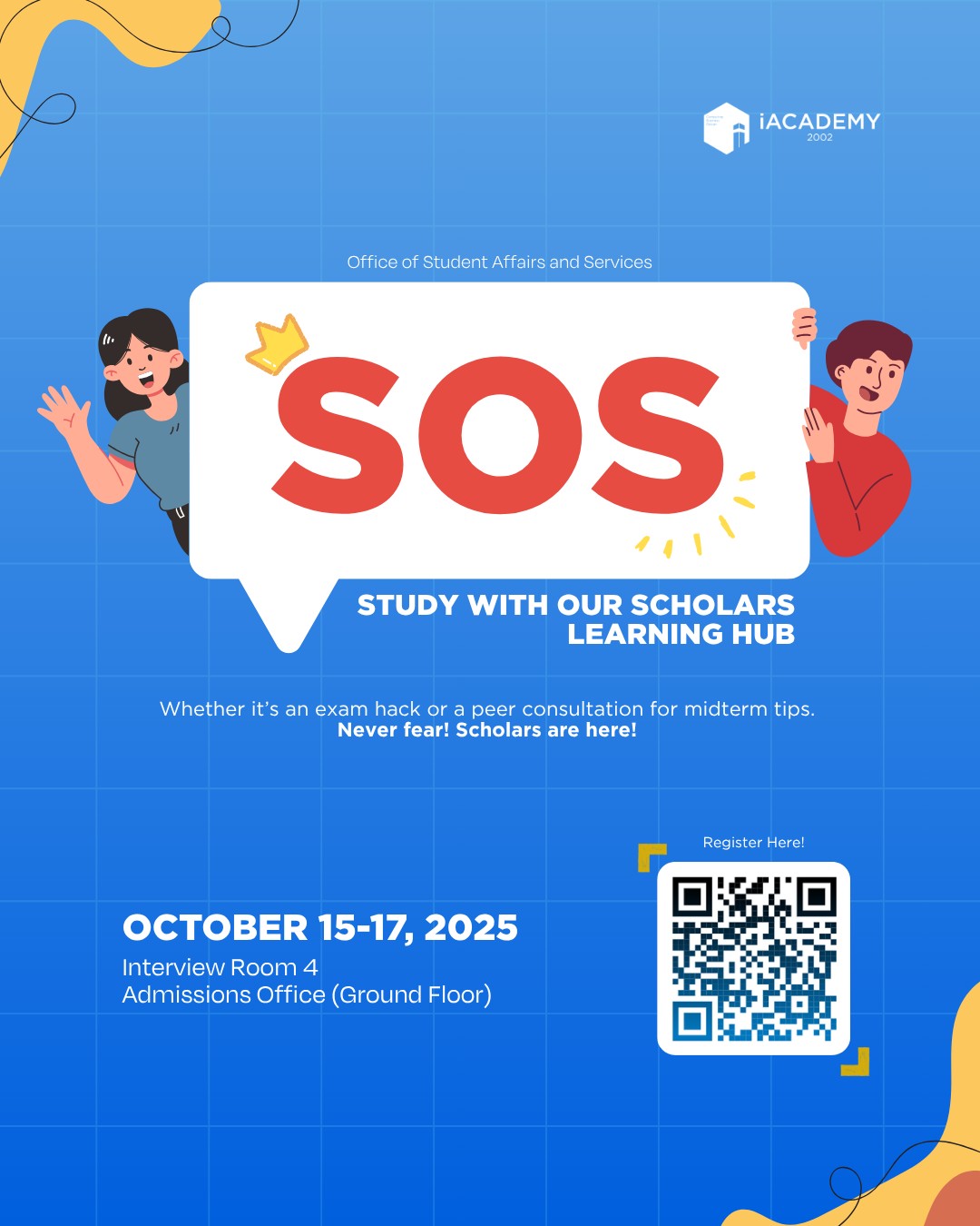 iACADEMY - Stressed about midterms? SOS is here to save your grades ...