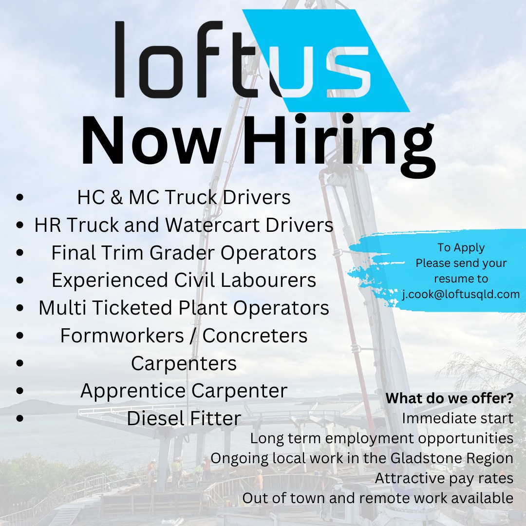 Loftus - Exciting positions available! We are looking to fill multiple ...