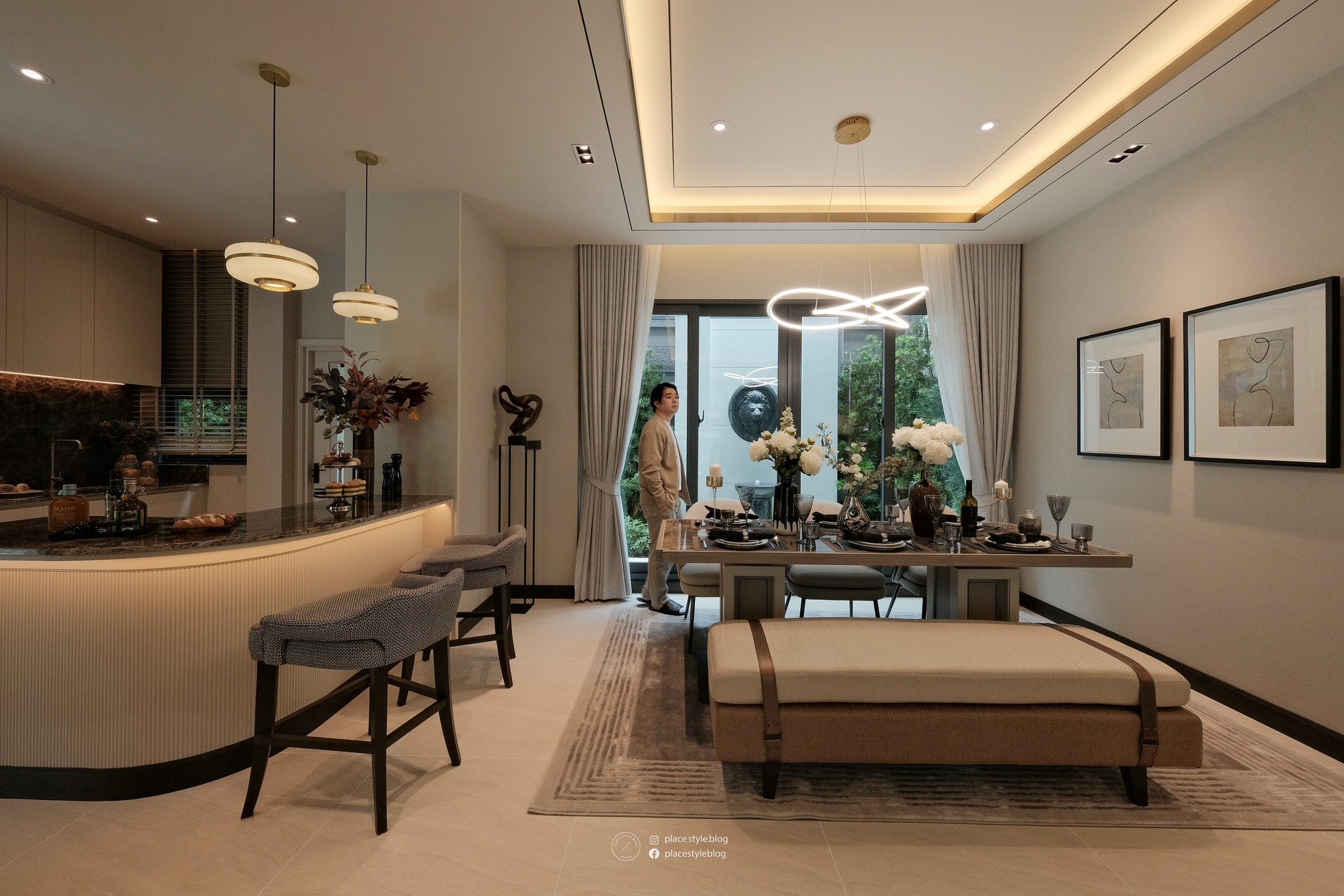 PLACE - ความต่อเนื่องของพื้นที่บริเวณชั้น 1 ในส่วนพื้นที่การใช้งาน ...