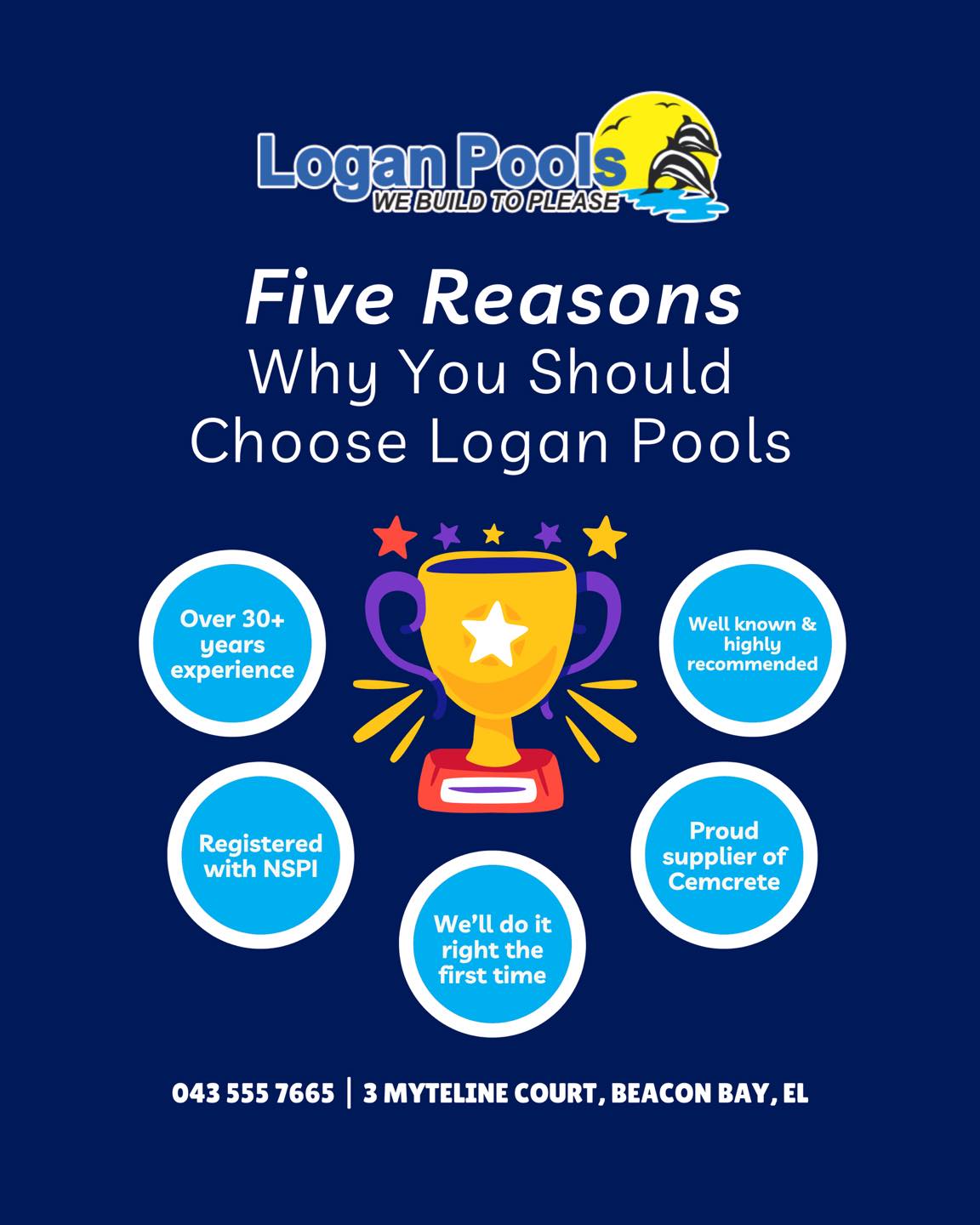 Logan Pools - 💧 Quality. Experience. Trust. Choose the... | Facebook