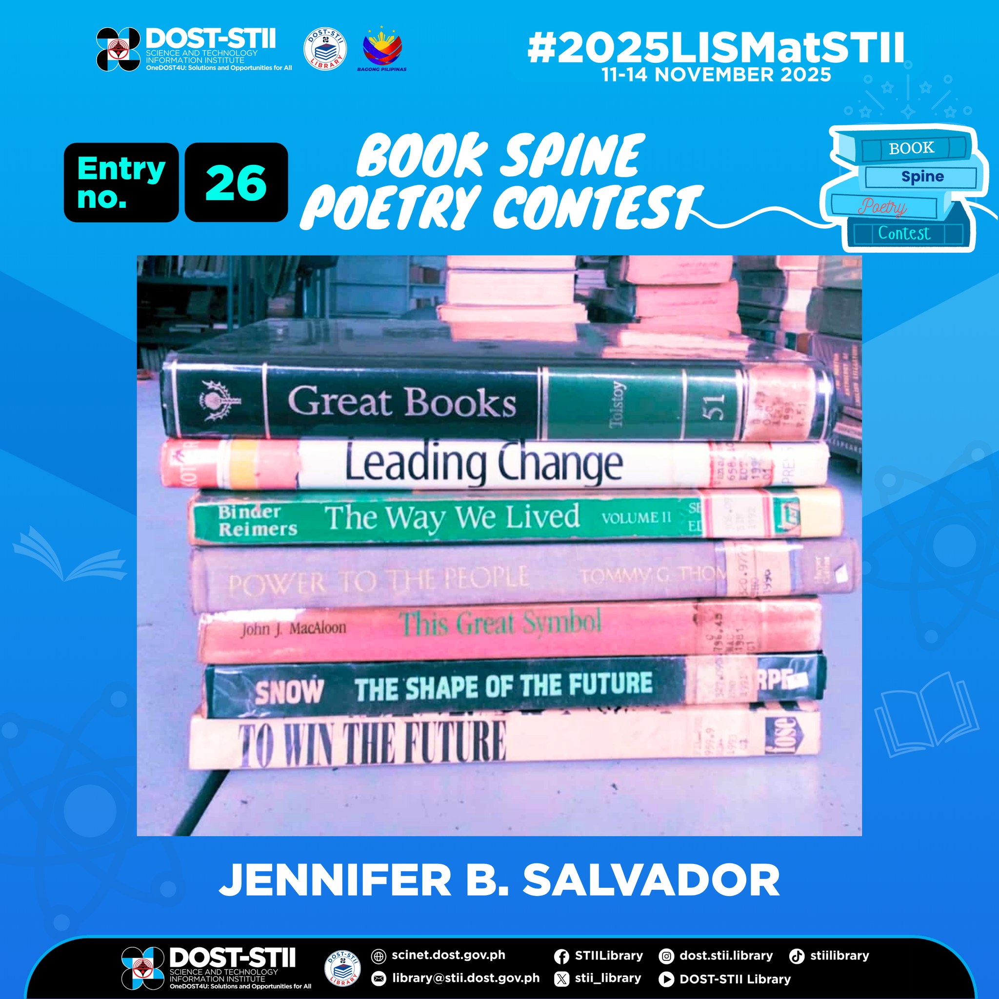 Science - Entry No. 26: JENNIFER B. SALVADOR # ...