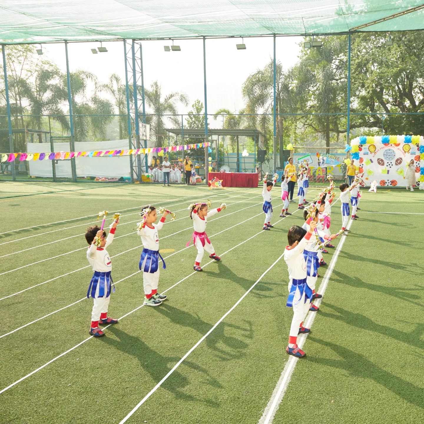 Sr kg:Toca toca performance... - Kidzee Preschool Waghbil